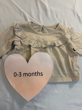 GAP - Baby Organic Cotton Beige Top